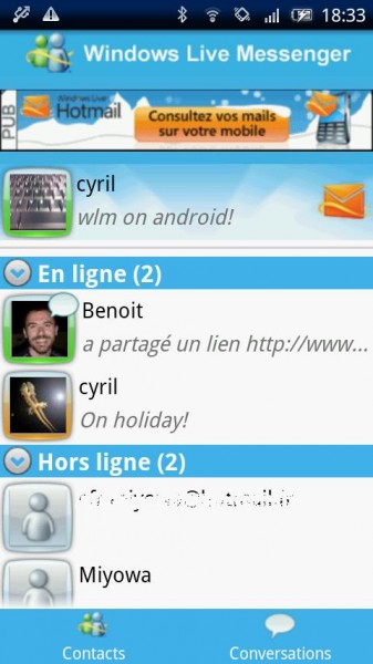 Windows Live Messenger Android.2