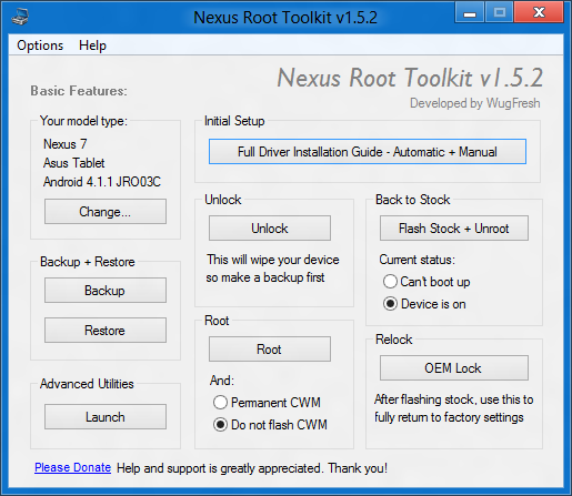 Nexus Root Kit