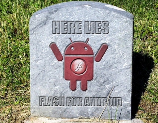Adiós a Flash para Android