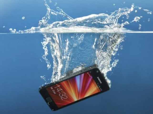 Samsung al agua