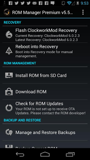 ROM Manager 1