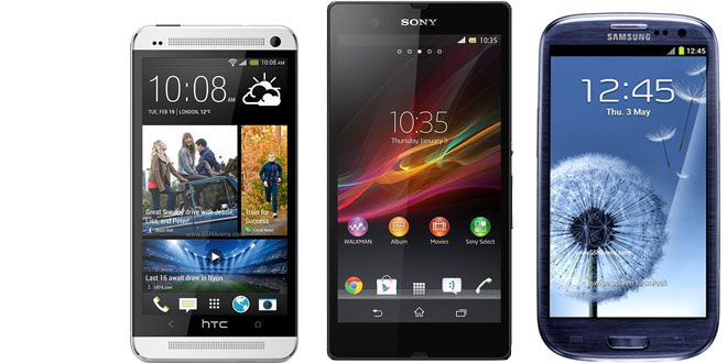 Samsung Galaxy S3 vs HTC One vs Sony Xperia Z