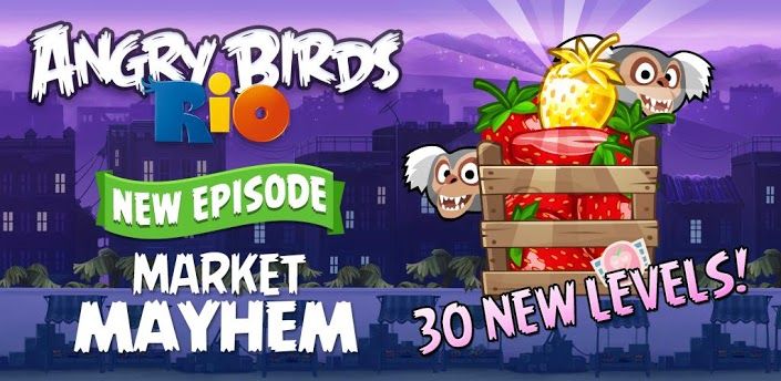 Angry Birds Rio Market Mayhem