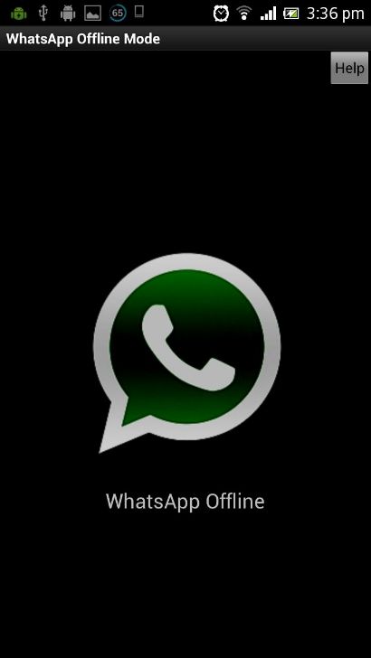 WhatsApp Offline Mode-
