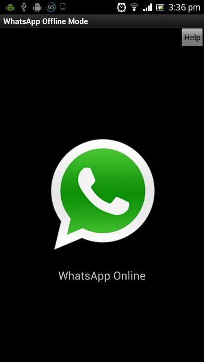 WhatsApp Offline Mode