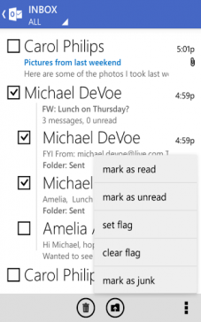 Outlook para Android 2