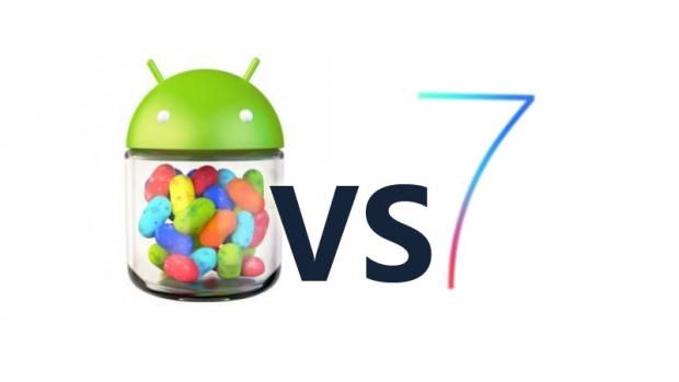 Android 4.2 vs iOS 7-8